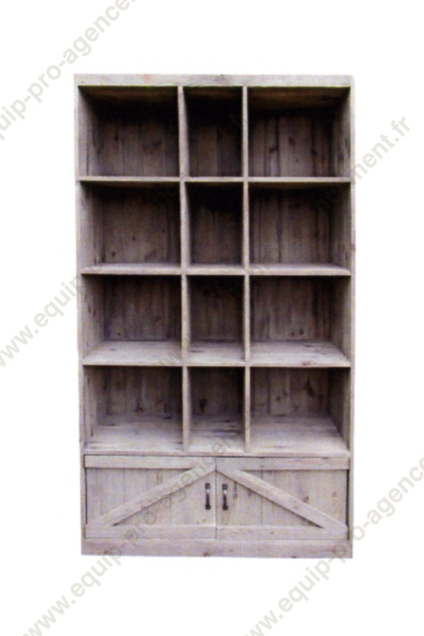 meuble 12 casiers 4 niveaux pour cavistes EQ01622 meuble 12 casiers 4 niveaux pour cavistes EQ01622