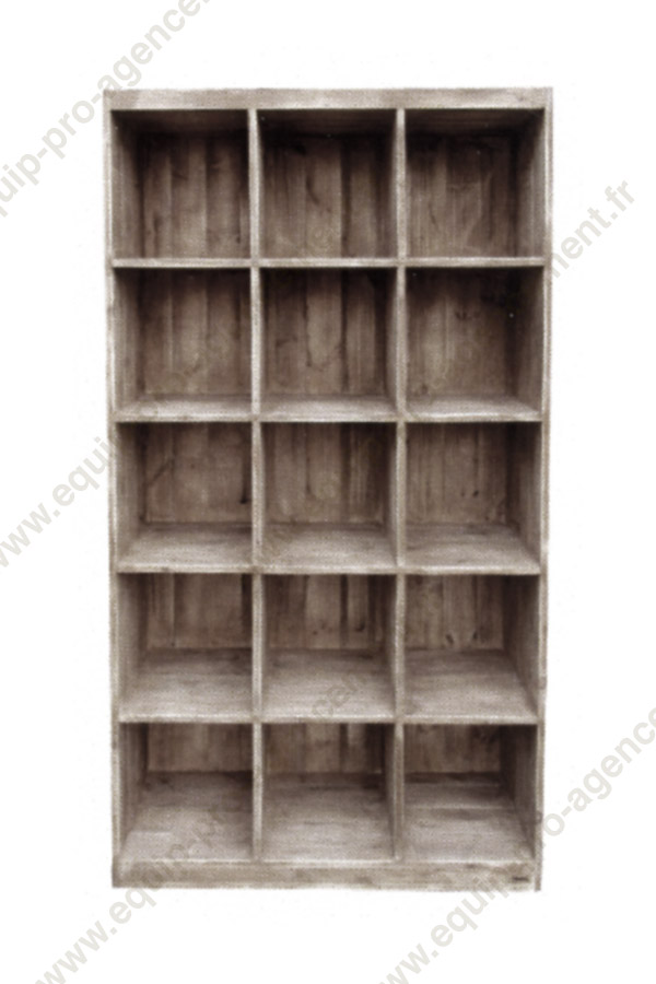 meuble 15 casiers pour epiceries fines ou cavistes EQ04608 meuble 15 casiers pour epiceries fines ou cavistes EQ04608