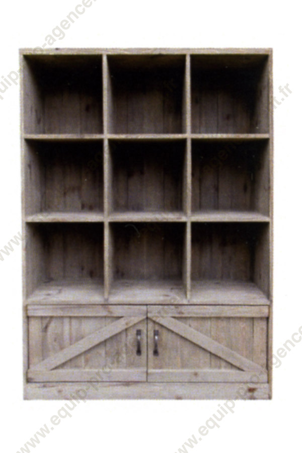 meuble 9 cases pour epiceries fines ou cavistes EQ01605 meuble 9 cases pour epiceries fines ou cavistes EQ01605