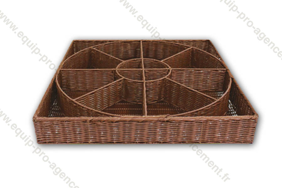 presentoir corbeille polypropylene imitation osier 16 cases presentoir corbeille polypropylene imitation osier 16 cases