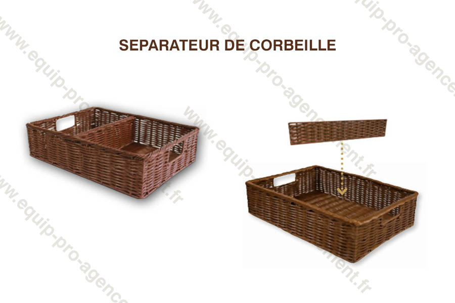 separateur pour corbeille polypropylene imitation osier ton chocolat separateur pour corbeille polypropylene imitation osier ton chocolat