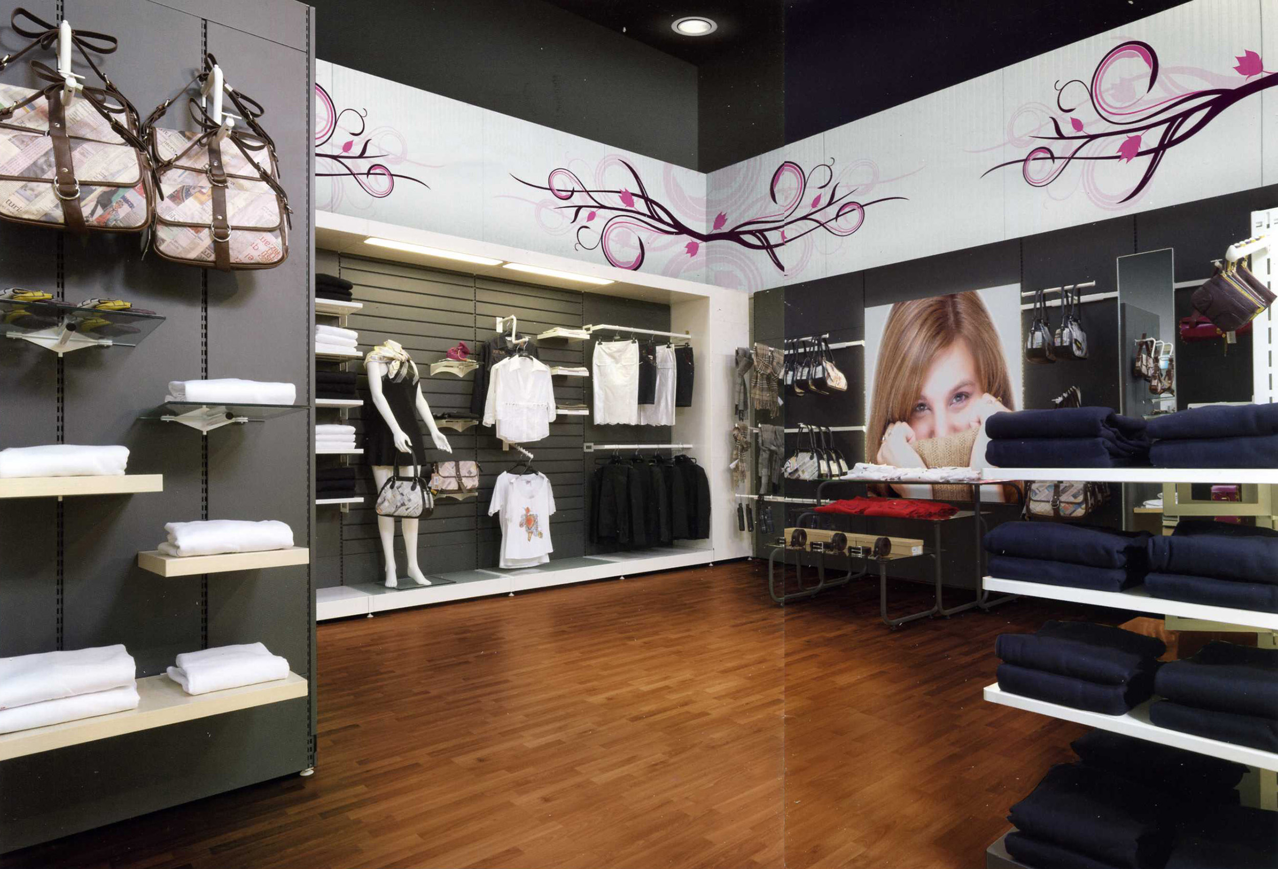 Cefla, Gondole textile, Mobilier textile, Agencement de magasin, gondole de magasin, prêt-à-porter, equip-pro-agencement
