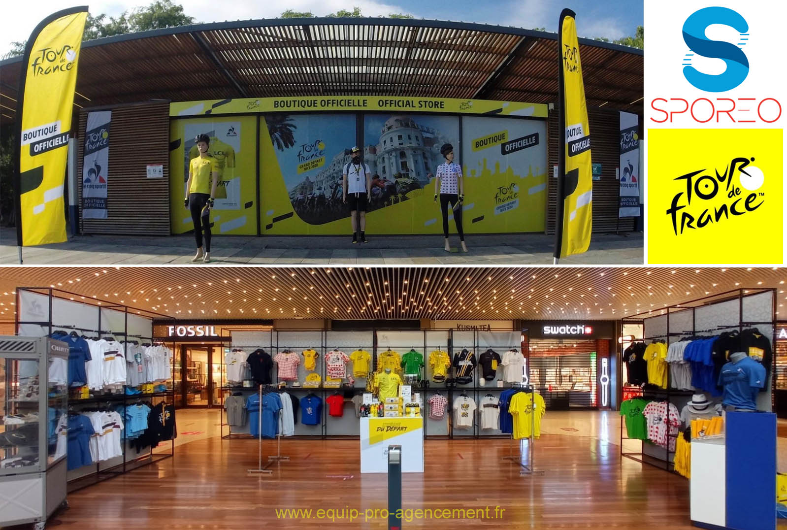 agencement boutique officielle du tour de france pour sporeo agencement boutique officielle du tour de france pour sporeo